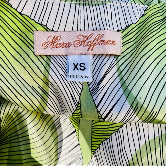 Pristine Mara Hoffman Mini Dress, Stretch Silk and Rayon, Size XS - Picture 7 of 12